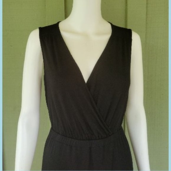 BOSTON PROPER Black Red Pink Jersey Dress XS - Picture 2 of 4